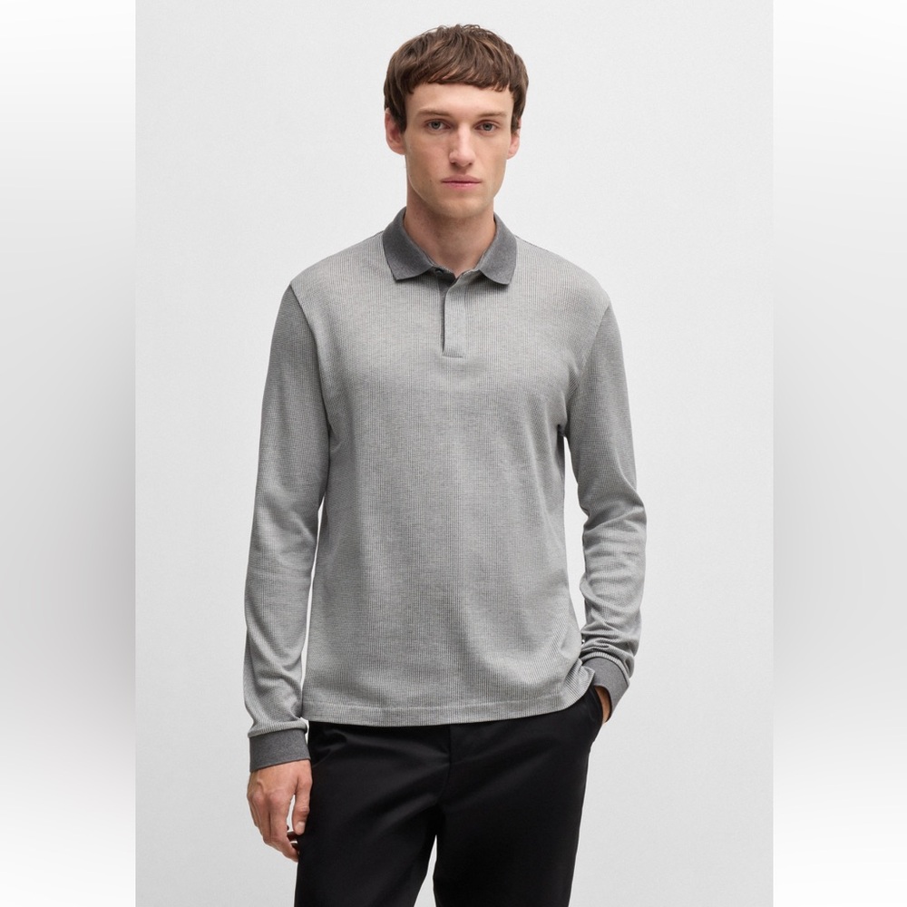 HUGO BOSS Long-Sleeved Polo Shirt